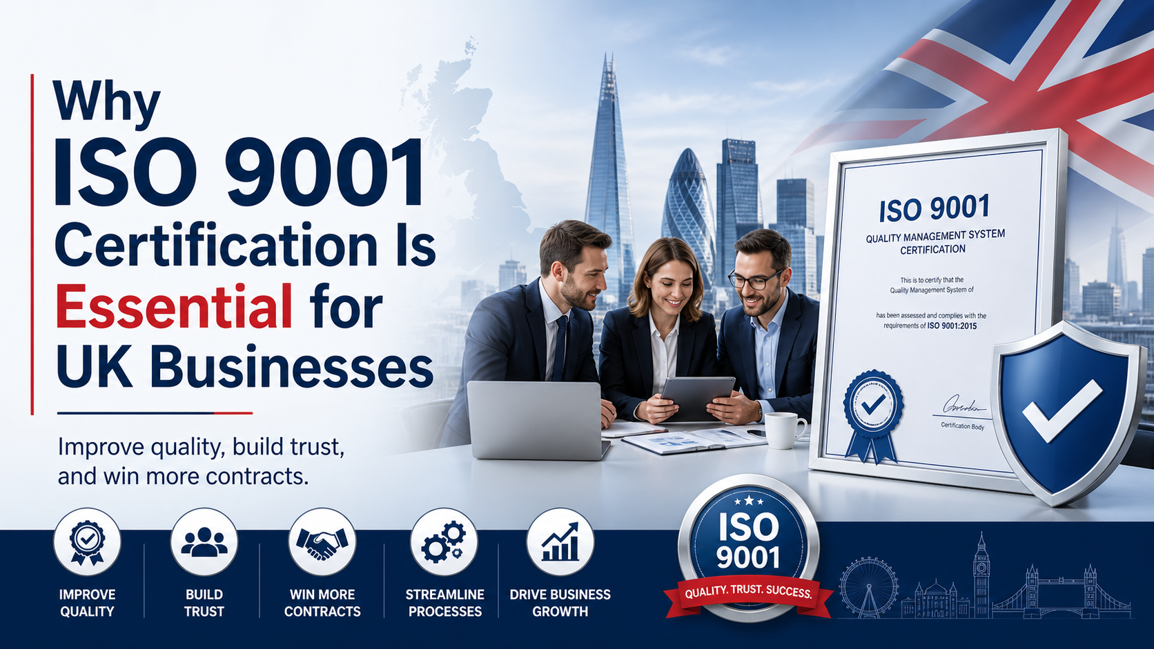 Why ISO 9001 Certification Is Essential for UK Businesses