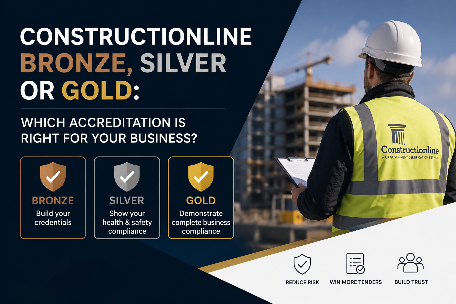 Constructionline Bronze, Silver or Gold: Which Accreditation Is Right for Your Business?